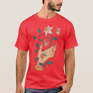 Camiseta Flor Fantasía Naturaleza Cottagecore Hada Bella A