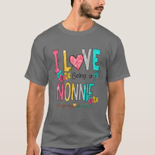 Camiseta Flor femenina me encanta ser una madre divertida