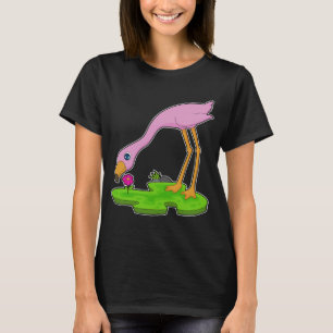 Camiseta Flor Flamingo