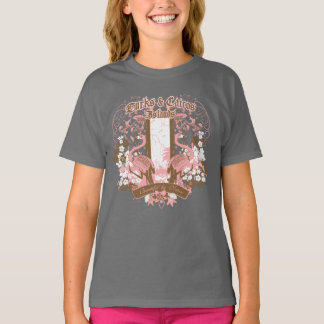 Camiseta Flor Flamingo