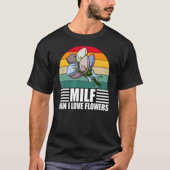 Camiseta Flor Flor Flor Flor Jardín Florista Fluir (Anverso)