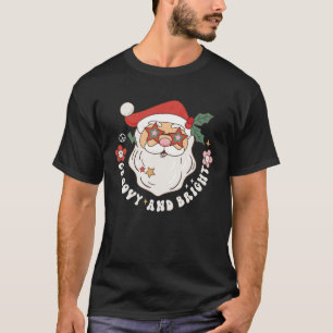 Camiseta Flor Floral Groovy Y Luminosa Santa Retro Groovy