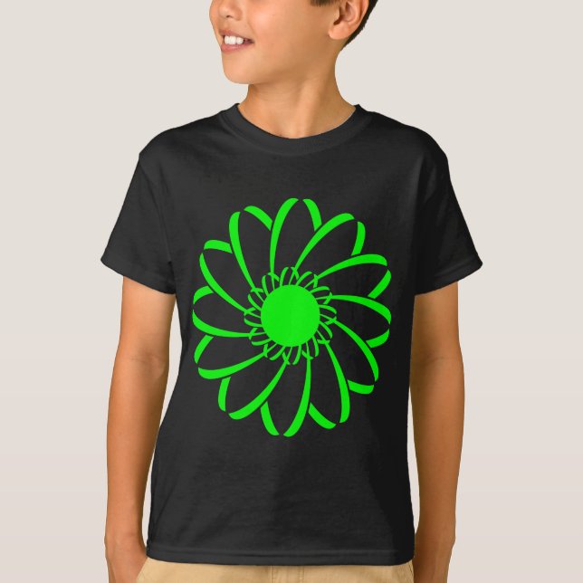 Camiseta Flor geométrica (Anverso)