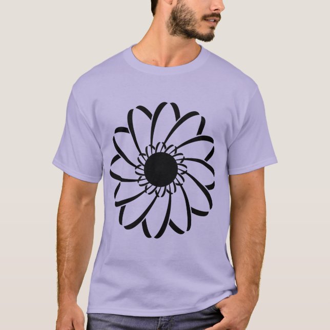 Camiseta Flor geométrica (Anverso)