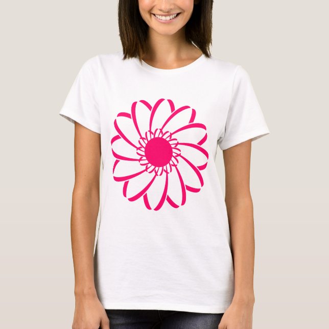 Camiseta Flor geométrica (Anverso)