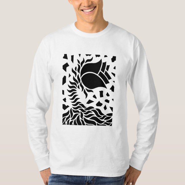 Camiseta Flor geométrica (Anverso)