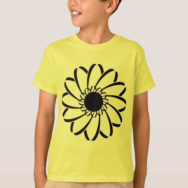 Camiseta Flor geométrica (Anverso)