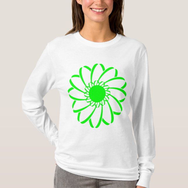 Camiseta Flor geométrica (Anverso)