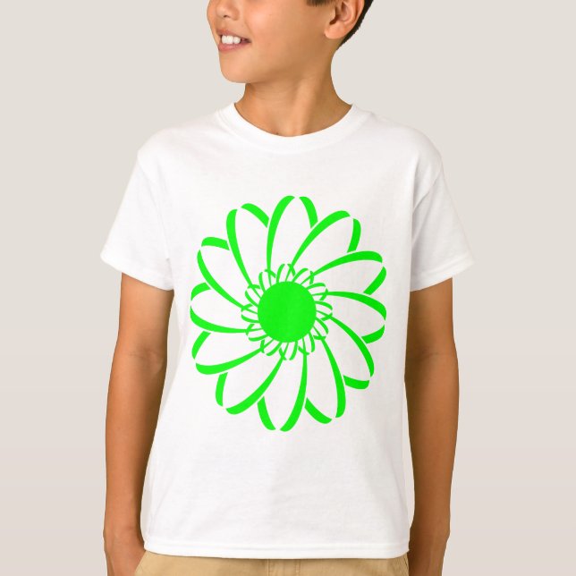 Camiseta Flor geométrica (Anverso)