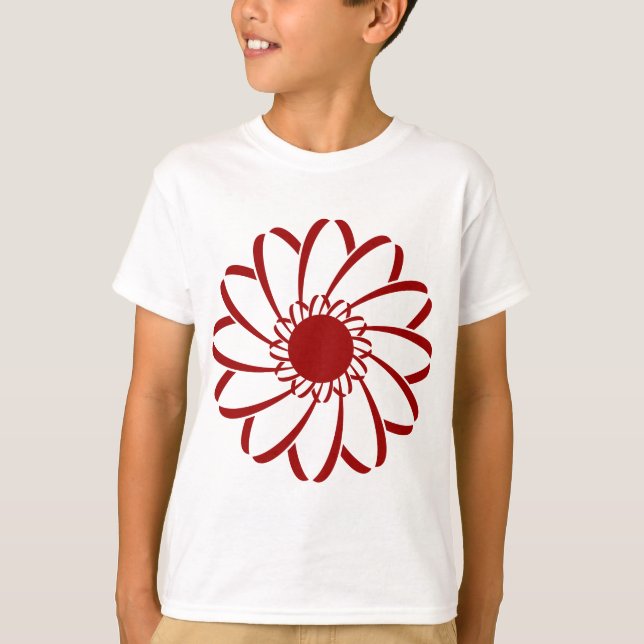 Camiseta Flor geométrica (Anverso)