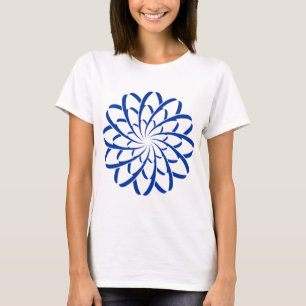 Camiseta Flor geométrica 02