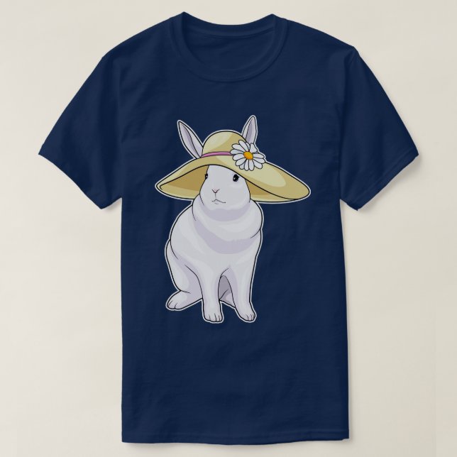 Camiseta Flor Gorra Bunny (Diseño del anverso)