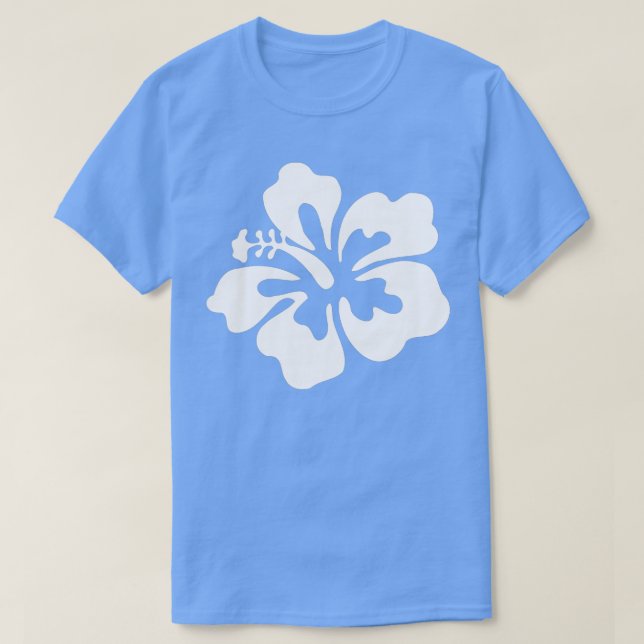 Camiseta Flor hawaiana hibiscus hawaii (Diseño del anverso)