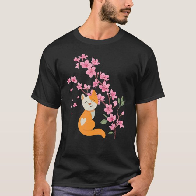 Camiseta Flor japonesa de cerezo en flor de cerezo (Anverso)