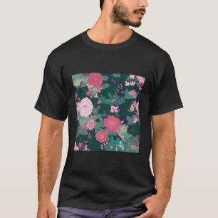 Camiseta Flor japonesa de cerezo Flor rosa Sakura Flor
