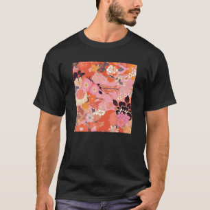 Camiseta Flor japonesa de cerezo Flor rosa Sakura Flor