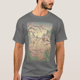 Camiseta Flor japonesa rosa Sakura Cherry Bl