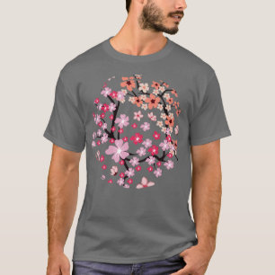 Camiseta Flor japonesa sakura florecimiento de cerezo