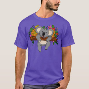 Camiseta Flor Koala Bear - Australia Animales Floral Koala