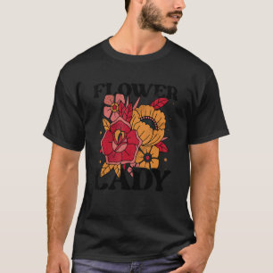 Camiseta Flor Lady Flores Botánicas Jardinería Amor