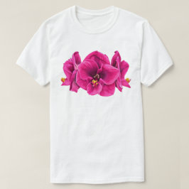 Camiseta - Flor Magenta Caliente