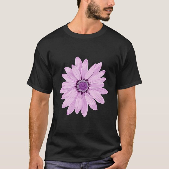 Camiseta Flor morada (Anverso)