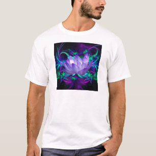 Camiseta Flor morada de loto y su significado
