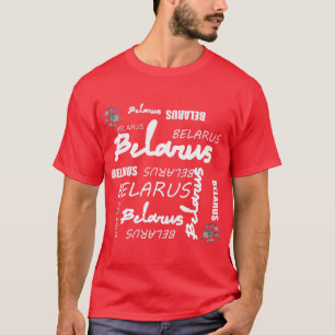 Camiseta Flor Nacional de Belarus Centaurea