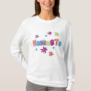 Camiseta Flor Namaste Yoga Shirt
