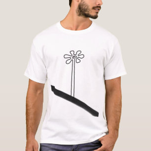 Camiseta Flor Nazca Perú antiguo símbolo de geoglifo idol I