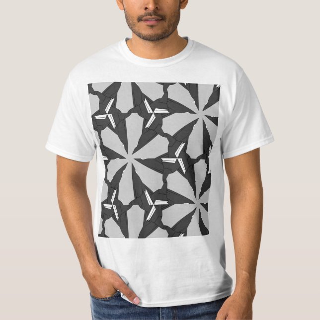 Camiseta Flor negra (Anverso)