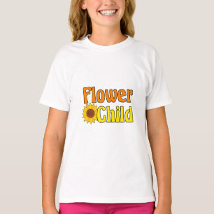 Camiseta Flor Niño Cute Sunflower Hippie Niños