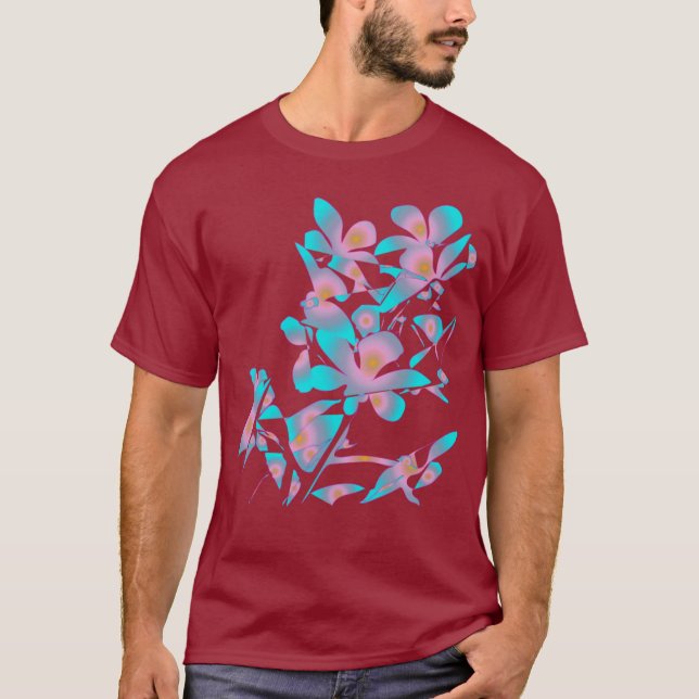 Camiseta Flor orquídea (Anverso)