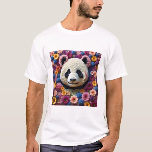 Camiseta flor panda (Anverso)
