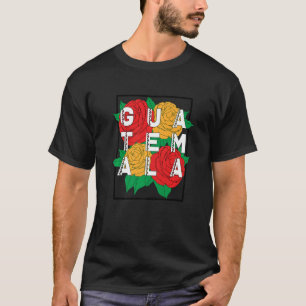 Camiseta Flor Patrimonio de Guatemala Cultural Tradicional