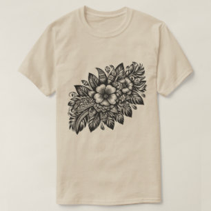 Camiseta Flor polinesia