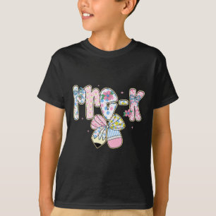 Camiseta Flor Preescolar Monada Floral Preppy Regreso a Cla