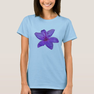 Camiseta Flor púrpura