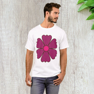 Camiseta Flor Purpúrea Mínimo Florecer