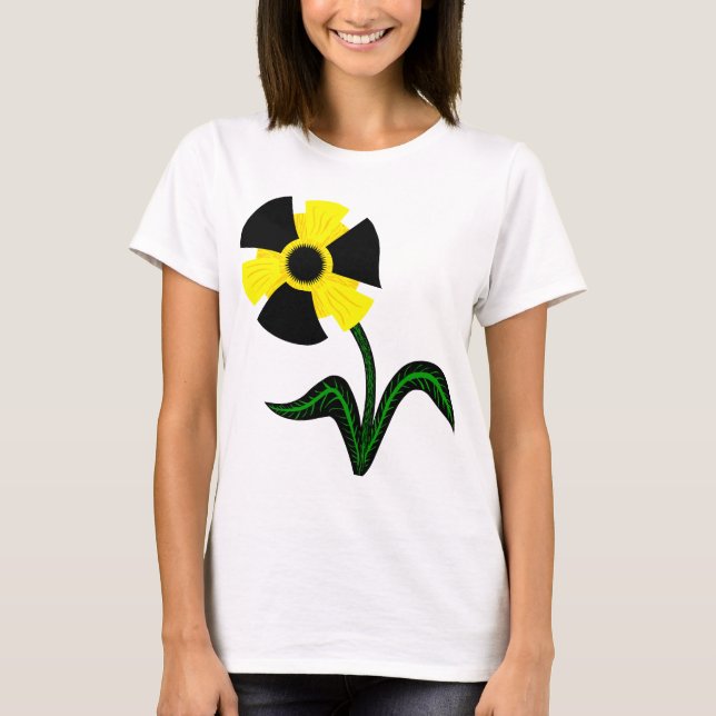 Camiseta Flor radiactiva (Anverso)