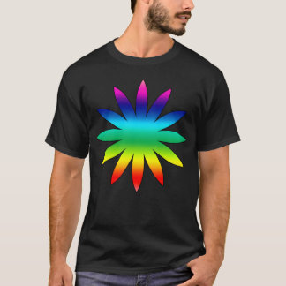 Camiseta Flor retro