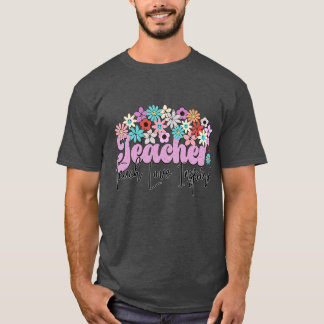 Camiseta Flor retro pedagógica 5
