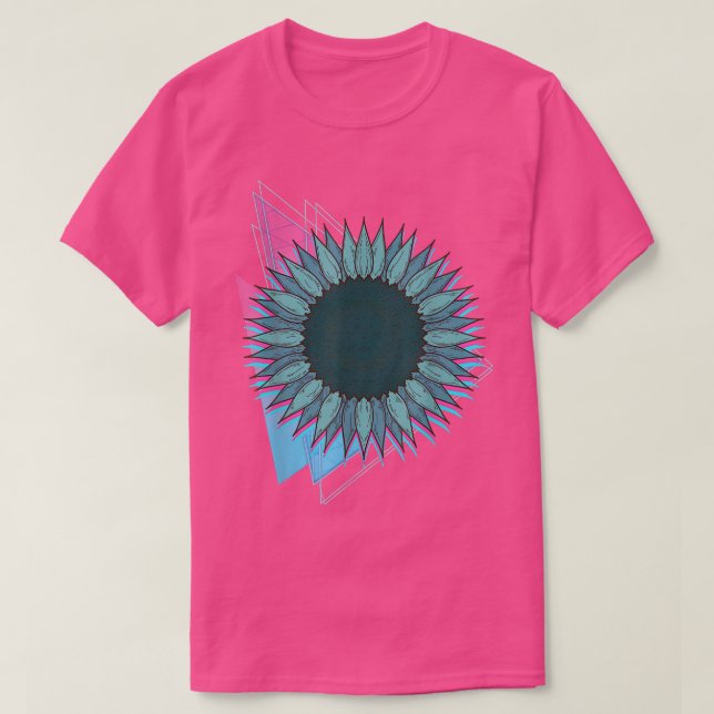 Camiseta Flor Retro Sunshine Blossom Synthwave Vaporwave  (Diseño del anverso)