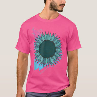 Camiseta Flor Retro Sunshine Blossom Synthwave Vaporwave 