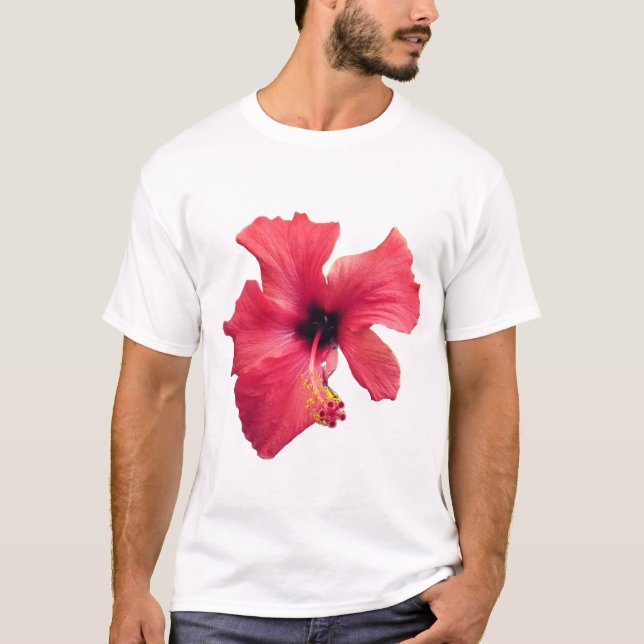 Camiseta Flor roja (Anverso)