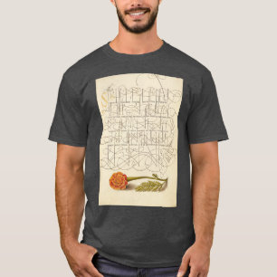 Camiseta Flor Roja 15611562 Manuscrip Iluminado medieval