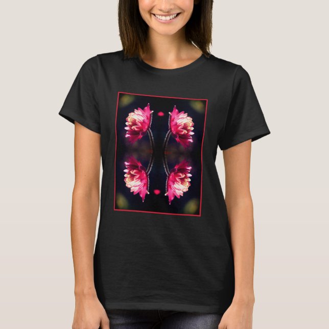 Camiseta Flor Roja Al Aire Libre Acaba Con Resumen (Anverso)
