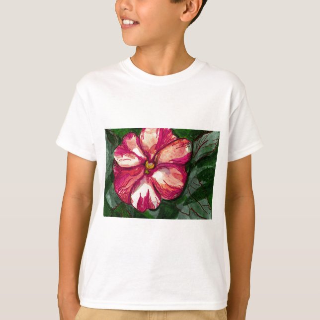 Camiseta Flor rosa de Balsam (Anverso)