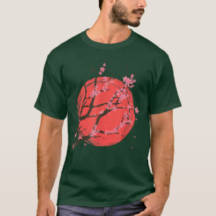 Camiseta Flor rosa flor japonesa sakura flor bla