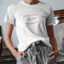 Camiseta flor rosa/flora